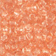 Rocalla cristal 6/0 (4mm) Rosa melocotón transparente